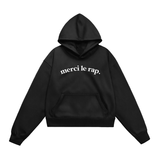 HOODIE NOIR | MERCI LE RAP