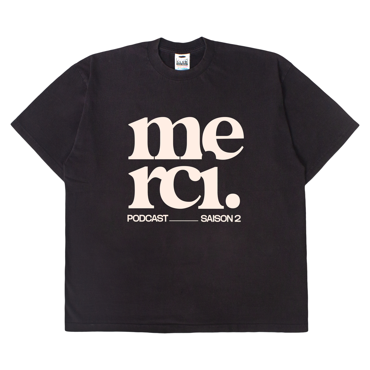 T-SHIRT NOIR | MERCI